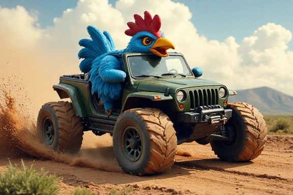 Ejemplo: Robustez Azul con Buggy y Neumáticos de Picos