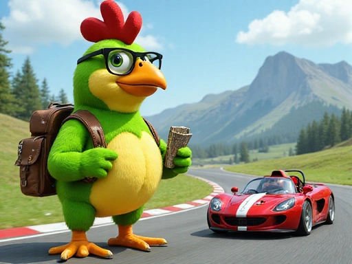 Gallina Estratega de Plumas Verdes